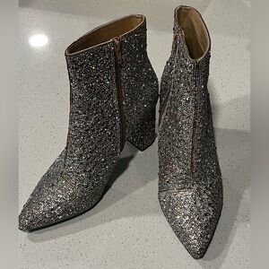 Betsey Johnson Sparkly Cady Rhinestone Bootie - 10 - NWOB